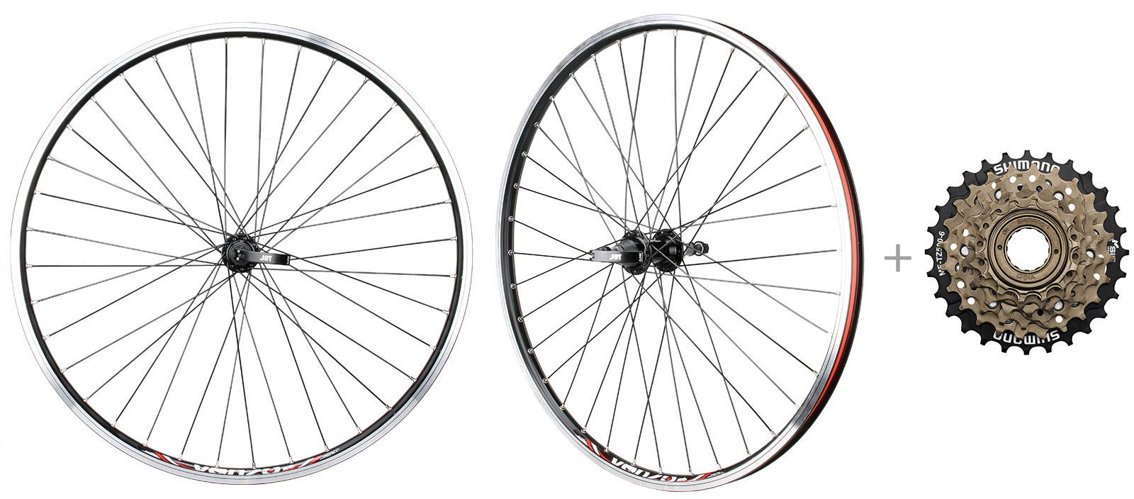 Amazon | CyclingDeal VENZO 自転車 MTB ホイールセット 26